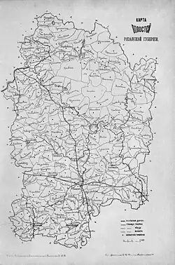 Plan guberni riazańskiej