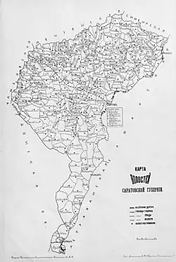 Plan guberni saratowskiej