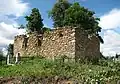 Ruiny cerkwi na cmentarzu w Kukowiczach