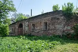 Ruiny zamku z bramą północną (2014)