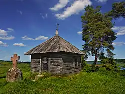 Grodzisko ros.&nbsp;Савкина Горка, Puszkinskije Gory, obwód pskowski