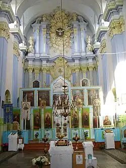 Stołowicze - ołtarz główny (za ikonostasem)