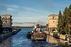 Śluza nr 1. (Dubna). Kanał imienia Moskwy