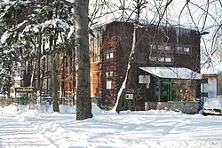 Dawna leżakownia sanatorium „Warszawianka” obecnie Galeria Władysława Hasiora, 1935Zakopane, ul. Jagiellońska 18b