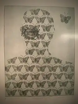 Kolekcjoner (akwaforta 1978) (własność prywatna - Niemcy)