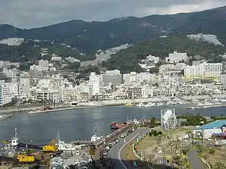 Panorama miasta i portu