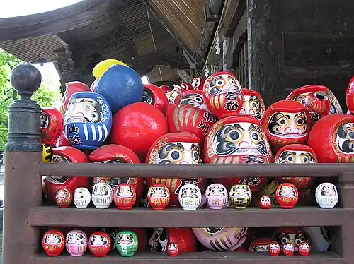 Lalki daruma w świątyni Shōrinzan Daruma-ji w Takasaki