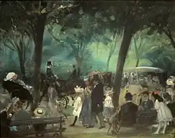 William Glackens, Przejażdżka, Central park, ok. 1905