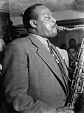 Ben Webster, saksofonista tenorowy, październik 1947