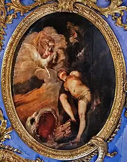 Andromeda przywiązana do skały