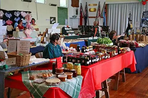 Targ farmerski w Mangonui