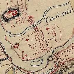 Plan przebiegu ulicy