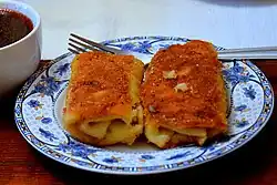 krokiety (podane do czerwonego barszczu)