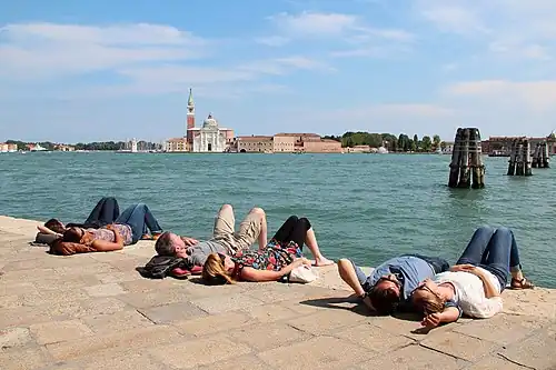 L'Île de San Giorgio Maggiore vue de la Punta della Dogana.