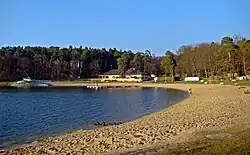 Plaża/Kąpielisko na terenie KM „Głębokie” nad Jeziorem Głębokim