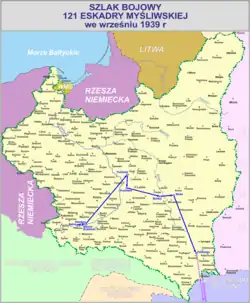 Działania 121 eskadry