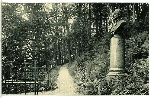 Fragment ogrodu w 1911