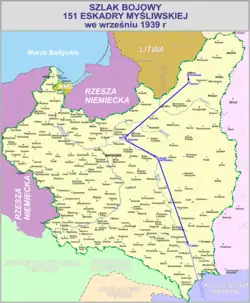 Działania 151 eskadry