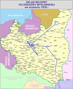 Działania 152 eskadry