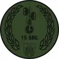 Oznaka rozpoznawcza 15&nbsp;SBŁ na&nbsp;mundur polowy(od 2025)