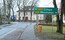 Droga nr 177 w Tucznie