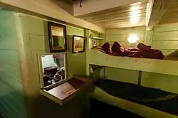 Jedna z wystaw – kajuta (2018)