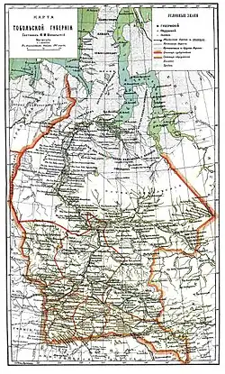 Plan guberni tobolskiej