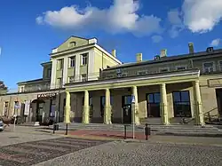 Dworzec od strony miasta