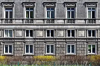 Detal fasady Centrum C 1.