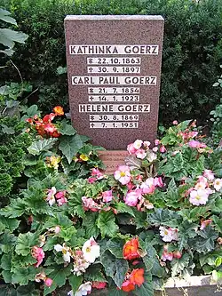 Grób Carla Paula Goertza