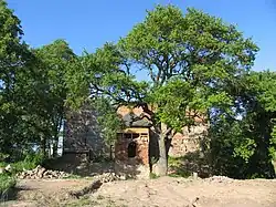 Ruiny zamku krzyżackiego w Nowym Jasińcu (XIII–XIV w.)