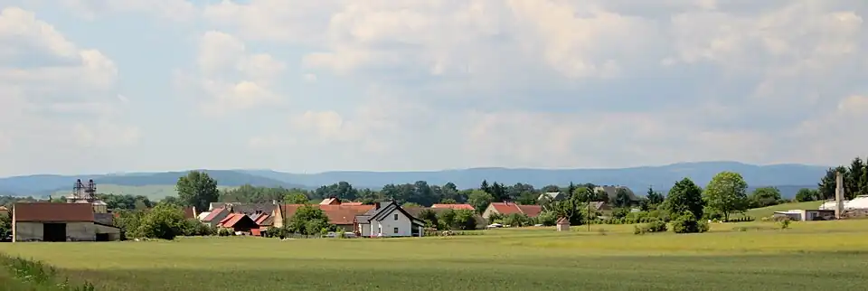 Panorama Jasiony od strony północnej