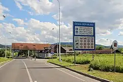 Widok od strony polskiej (czerwiec 2012)