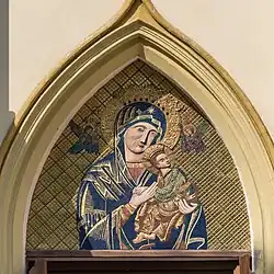 Mozaika na kościele Wniebowzięcia Najświętszej Maryi Panny w Przecławiu