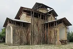 Cerkiew podczas remontu w 2014