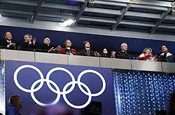 Ceremonia otwarcia Zimowych Igrzysk Olimpijskich 2014 – dostojnicy na trybunach