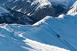 Widok na początek trasy Goryczkowej