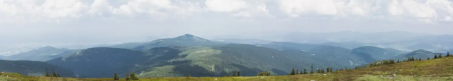 Panorama ze Śnieżnika