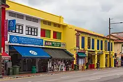 Typowe domy-sklepy w Little India