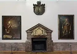 Sala Konrada z herbami Jana Henryka XV i Daisy