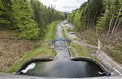 Wilczka widziana z zapory