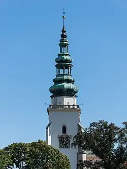 Hełm kościoła Wniebowzięcia NMP i św. Jana w Henrykowie