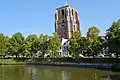 Krzywa wieża Oldehove w Leeuwarden