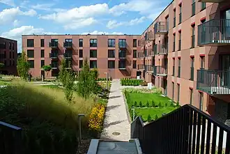 Wnętrze południowo-wschodniego kwartału