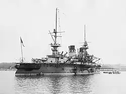 Pancernik Saint Louis, który staranował i zatopił okręt