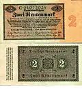 2 Rentenmarki z 1923