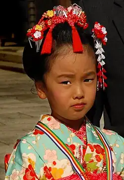 Dziewczynka w kimonie