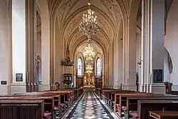 Wnętrze Kościoła św. Anny w Różanie (fot. B. Misiewicz)