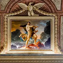 Herkules karze Lichasa za przyniesienie mu zatrutej szaty, 1784–1786