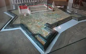 Makieta zamku wg stanu z końca XVII wieku